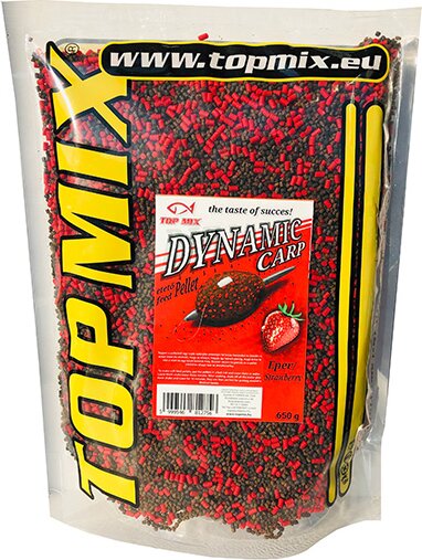 Top Mix Dynamic Carp etető pellet, Eper