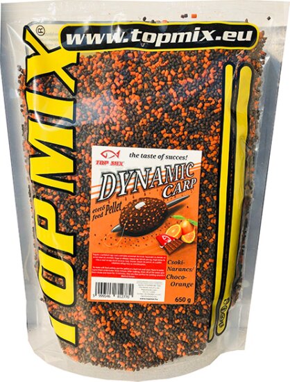 Top Mix Dynamic Carp etető pellet, Csoki Narancs