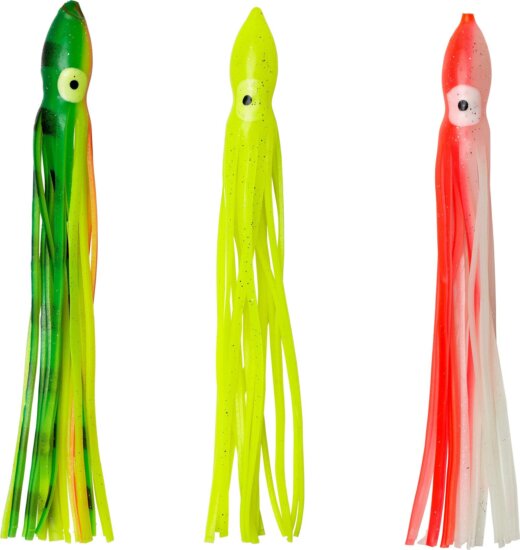 MADCAT A-STATIC OCTOPUSES 15CM 3 Darab FTG/YEL/MA harcsázó műcsali