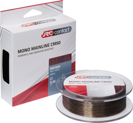 JRC CONTACT CM50 600m 0.30mm Brown pontyozó monofil zsinór