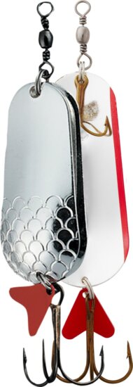 DAM TWIN SPOON 5.5CM 22G S SILVER/SILVER támolygó villantó