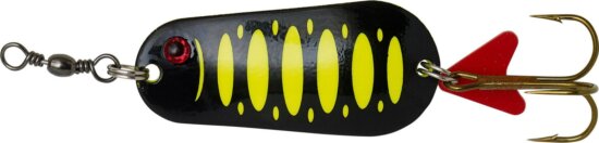 DAM STANDARD SPOON 4.5CM 16G S FLUO Y/B UV támolygó villantó