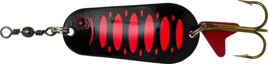 DAM STANDARD SPOON 4.5CM 16G S FLU R/BLCK UV támolygó villantó