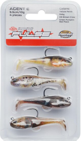 Berkley Pulse Agent E 4-Pack 8.0cm/14g gumihal