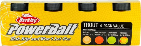 Berkley PowerBaitPowerBait® Trout Bait 4 PACK Trout plasztik csali