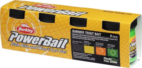 Berkley PowerBaitPowerBait® EU GLTR TRTBT SEASONS 4-PACK SUMMER plasztik csali
