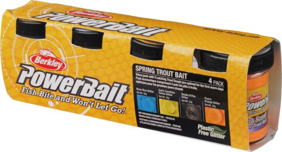 Berkley PowerBaitPowerBait® EU GLTR TRTBT SEASONS 4-PACK SPRING plasztik csali