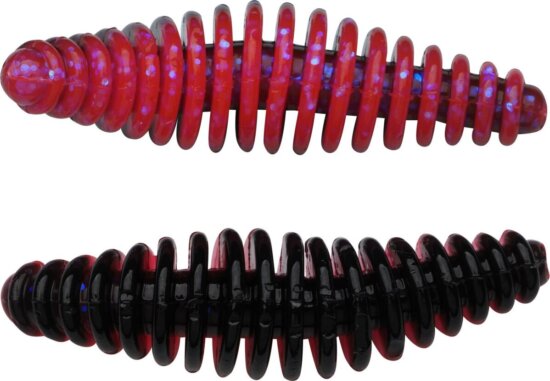 Berkley PowerBait PWRBT PWR Pupa 45mm Slmon Egg Red/ Black gumihal
