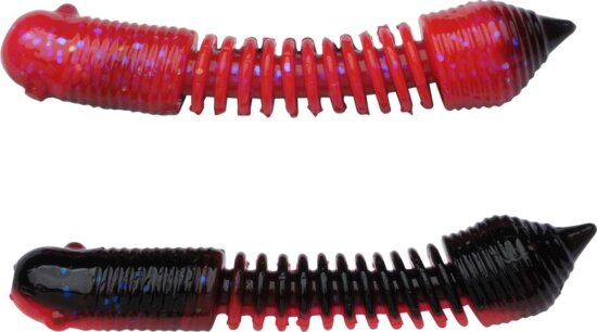 Berkley PowerBait PWRBT PWR Pillar 55mm Slmn Egg Rd/ Black gumihal