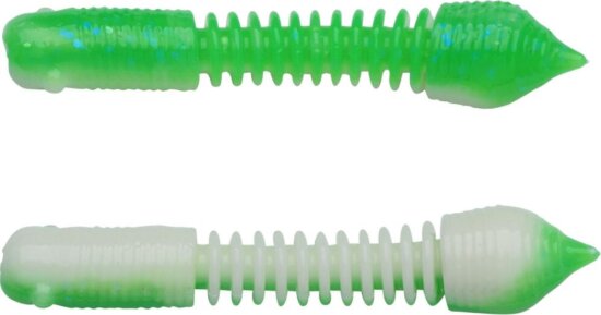 Berkley PowerBait PWRBT PWR Pillar 40mmSprng Grn/White gumihal