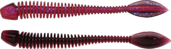 Berkley PowerBait PWRBT PWR Flail 70mm Slmn Egg Red/ Black gumihal