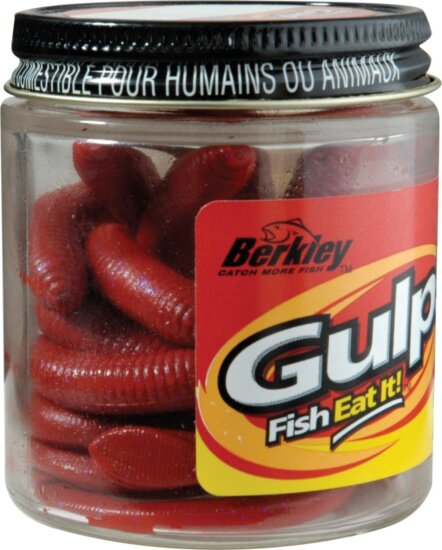 Berkley Gulp! NIGHTCRAWLER BLOODY 6IN RQ gumihal