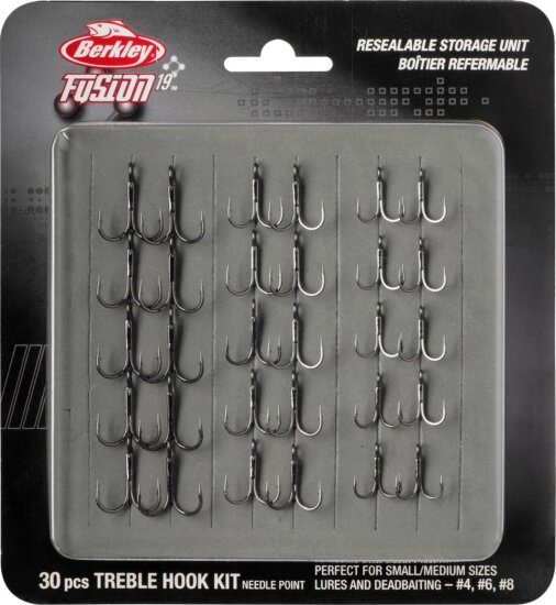 Berkley Fusion19 Treble Kit Small 30 Darab