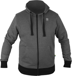 Preston New Grey Zip Hoodie - M