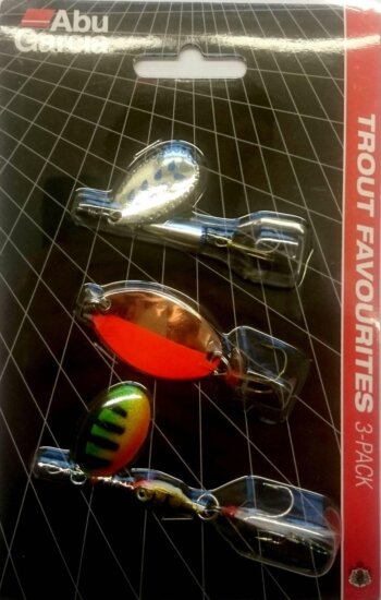 Abu Garcia Trout favourites in 3-pack villantó szett