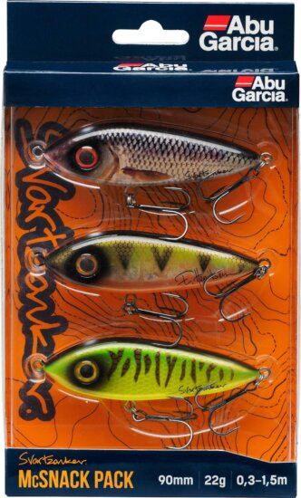 Abu Garcia Svartzonker McSnack 3-Pack 9cm 22g wobbler szett