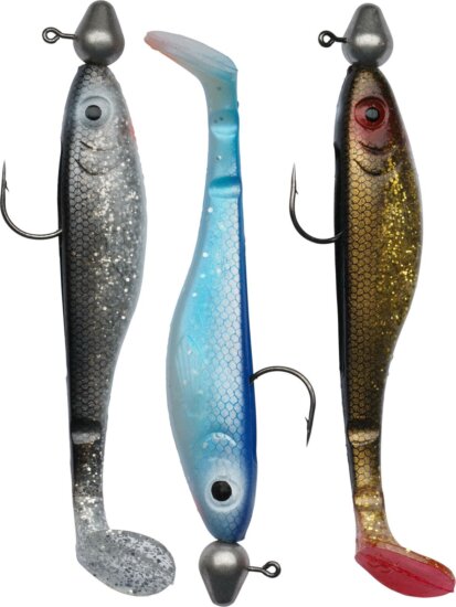 Abu Garcia Svartzonker McPrey 10gr Rigged 3-Pack The UV League gumihal szett
