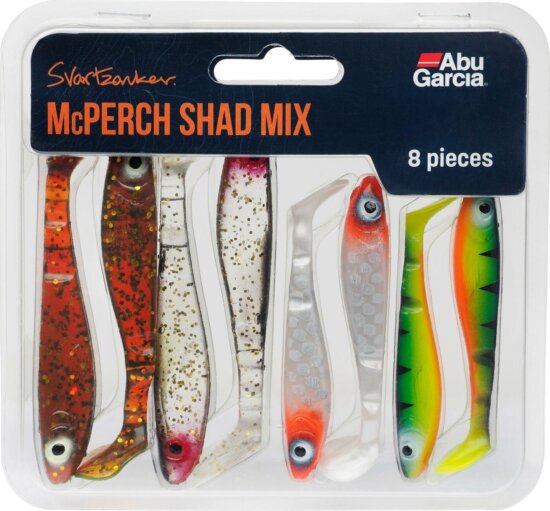 Abu Garcia Svartzonker McPerch Shad Mix 8 Darab gumihal szett