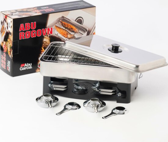 Abu Garcia STAINLESS STEEL SMOKER WITH 2 BURNERS halfüstölő