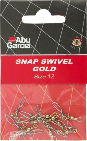 Abu Garcia Snap Swivels Gold 1/0