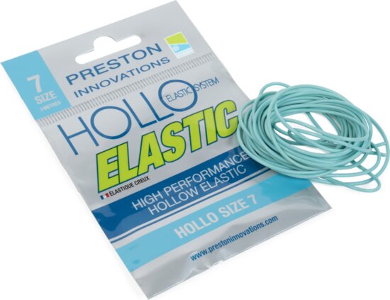 Preston HOLLO ELASTIC SIZE 7h SKY BLUE (VILÁGOS KÉK 1,2mm)