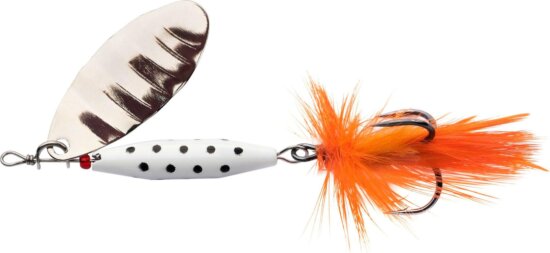 Abu Garcia Reflex White 6.5cm/18g LF Silver körforgó villantó