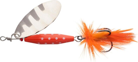 Abu Garcia Reflex Red 5.7cm/12g LF Silver körforgó villantó