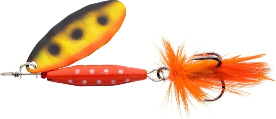 Abu Garcia Reflex Red 5.7cm/12g LF Orange Copper Holo körforgó villantó