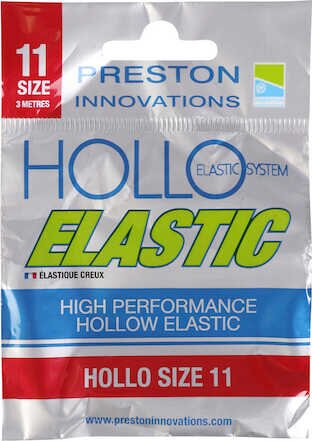 Preston HOLLO ELASTIC SIZE 11h RED (PIROS 2,1mm)