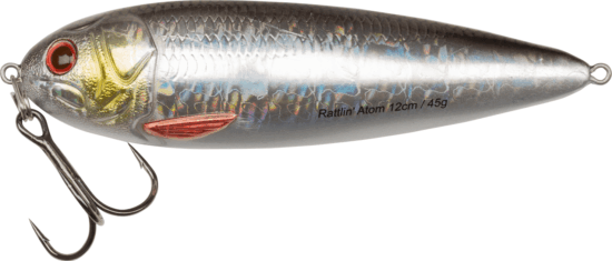 Abu Garcia Rattlin Atom 12cm/45g Silver Roach támolygó villantó