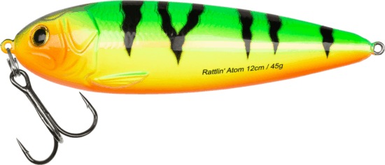 Abu Garcia Rattlin Atom 12cm/45g Fire Tiger támolygó villantó