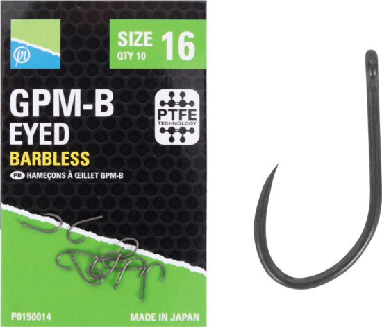 Preston GPM-B EYED HOOKS - 14