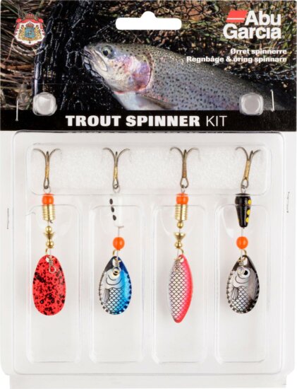 Abu Garcia Kit Trout - kit spinner in 4-pack műcsali szett