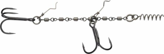 Abu Garcia Beast Chain Stinger Medium 1/0 - 2 Darab segédhorog