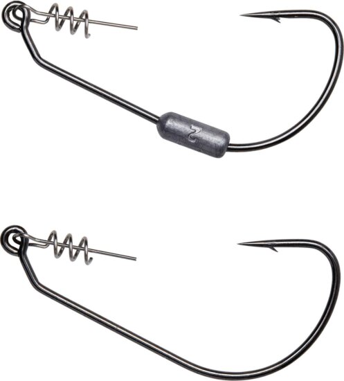 Savage Gear WEEDLESS BLN 6/0 3G 4 Darab súlyozott offset horog betekerővel