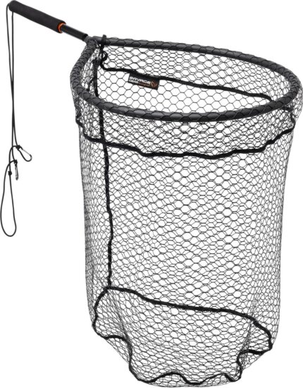 Savage Gear PRO FINEZZE NET WITH SCALE 10KG L 1SEC pergető merítőszák