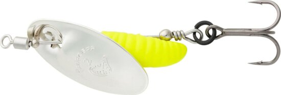 Savage Gear GRUB SPINNERS 2.2G S SILVER YELLOW körforgó villantó