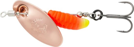 Savage Gear GRUB SPINNERS 2.2G S COPPER RED YELLOW körforgó villantó