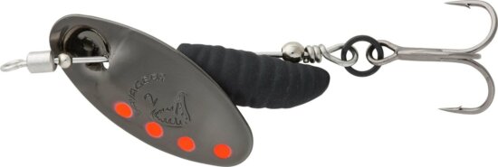 Savage Gear GRUB SPINNERS 1 3.8G S BLACK RED BLACK körforgó villantó