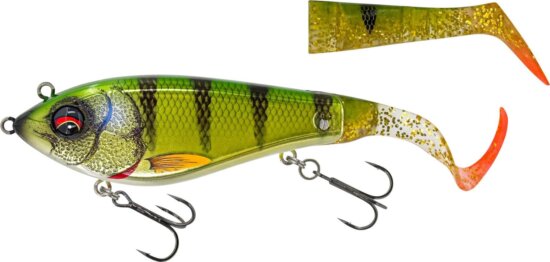 Savage Gear DEVIATOR TAIL 20CM/87G SS CHROME PERCH jerkbait wobbler