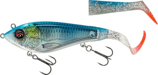 Savage Gear DEVIATOR TAIL 20CM/87G SS BLUE CHROME jerkbait wobbler