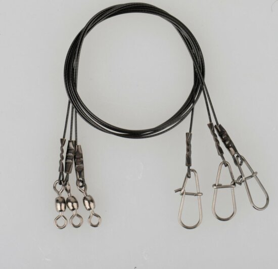 Savage Gear BLACK7 TRACE 50CM 0.60MM 25KG 55LBS 2 Darab harapásálló fém előke