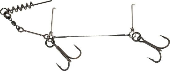 Savage Gear 1x7 TI CORKSCREW STINGER 2x1/0 23KG 1 Darab gumihal szerelvény