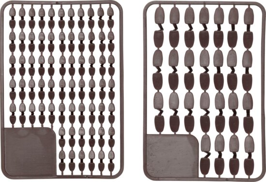 MADCAT PELLET STOPS 2X25PCS L DARK BROWN