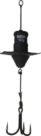 MADCAT A-STATIC ST 17CM 3/0 150G S BLACK harcsázó műcsali