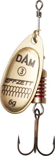 DAM STANDARD SPINNER 4 10G SINKING GOLD körforgó villantó