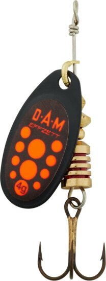 DAM STANDARD SPINNER 4 10G SINKING BLACK RED körforgó villantó