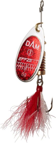 DAM STANDARD DRESSED SPINNER 5 12G S RF RED körforgó villantó