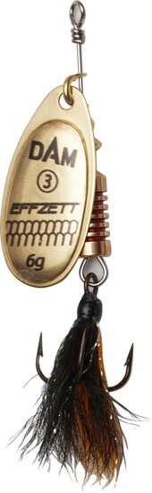 DAM STANDARD DRESSED SPINNER 1 3G S GOLD körforgó villantó