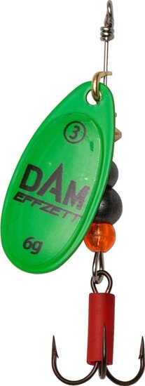 DAM FLUO SPINNER 4 10G SINKING GREEN körforgó villantó